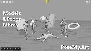 PoseMyArt  Free online figure posing tool  In 1 minute [upl. by Aleet]