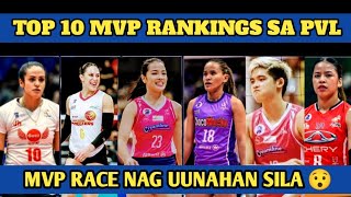 TOP 10 MVP RANKINGS LIST SA PVL ALL FILIPINO CONFERENCE 2024 KILALANIN [upl. by Nesyt]