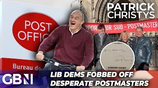 Post Office Scandal Lib Dem leader SNUBBED wrongfully convicted posties [upl. by Ellery]