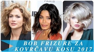 Bob frizure za kovrčavu kosu 2017 [upl. by Lerraj]