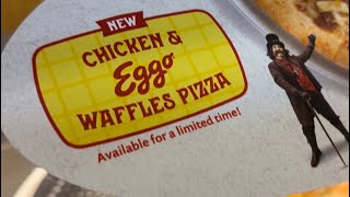 CICIS PIZZA NEW Chicken and EGGOS waffle pizza [upl. by Grimbly]