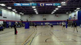 RSEQ D1 Volleyball Féminin 🏐 Jonquière  Outaouais 20231110 [upl. by Merp]