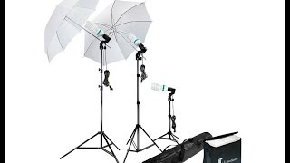 LimoStudio Photography Lighting Kit Unboxing and Assembly [upl. by Blaze491]