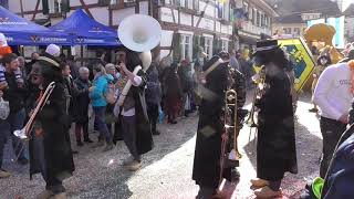 Guggemusig CosanostraRugger Allschwil  Allschwiler Fasnacht 03032019 [upl. by Esiouqrut]