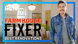 BEST Farm House Renovations from Season 1  Farmhouse Fixer  HGTV [upl. by Ennayoj189]