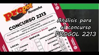 Progol 2213  Análisis completo [upl. by Donal]