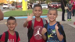 First Day of School Seguin Elementary 2017  McAllen ISD [upl. by Yeneffit]