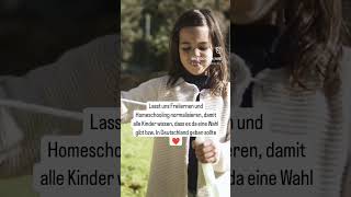 Lasst uns Homeschooling normalisieren schulpflicht bindungsorientiert [upl. by Aneger]