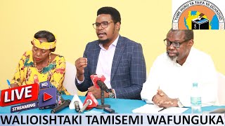 🔴LIVE Walioishtaki TAMISEMI Kupinga Kusimamia Uchaguzi Serikali za Mitaa Wafunguka [upl. by Bradney]