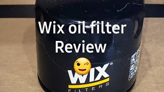 Wix oil filter review [upl. by Sateia]