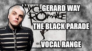 My Chemical Romance  Gerard Way Vocal Range  The Black Parade [upl. by Sisely532]