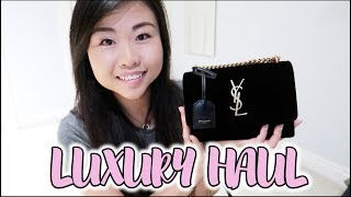 SAINT LAURENT amp ALEXANDER MCQUEEN UNBOXING  MYTHERESA HAUL [upl. by Ecyrb]