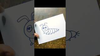 🐛🐛 How to draw Caterpillar  ❤️❤️ Caterpillar Easy Drawing and Sketch Idea caterpillar drawing [upl. by Asil]