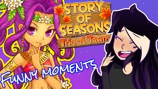 Best of Kita Story of Seasons Trio of Towns Lets Play 1  Funny Gaming Moments Montage [upl. by Anuaik551]