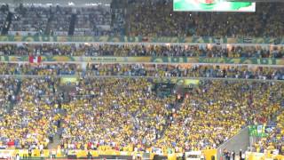 The Crowd at Maracanã sings the Brazilian National Anthem before the 2013 Confederations Cup final [upl. by Purse]