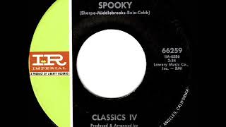 1968 HITS ARCHIVE Spooky  Classics IV a 2 recordmono 45 [upl. by Eisse]