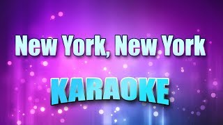 Sinatra Frank  New York New York Karaoke amp Lyrics [upl. by Cele]