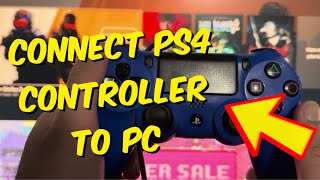 How To Connect PS4 Controller to PC 2024 [upl. by Middle]