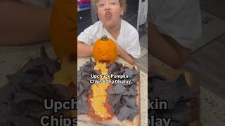 Pumpkin Upchuck Chips amp Dip halloweenparty halloween foodart easyrecipe [upl. by Moscow374]