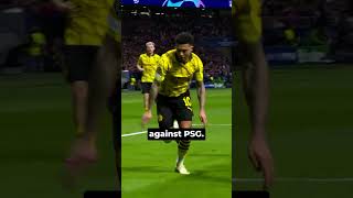 Jadon Sancho vs PSG [upl. by Ahsinan427]