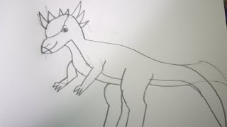 How to draw a pachycephalosaur [upl. by Rehpotisrhc]