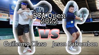 Guillermo Olaso vs Jeson Patrombon PCA Open 2022 [upl. by Eikcor]