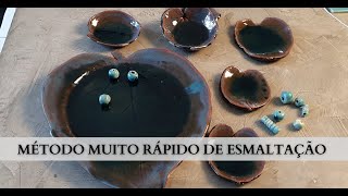 Método muito rápido de esmaltação na cerâmica Norma Vilar [upl. by Garling366]