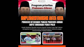 Program Ketahanan Pangan Presiden Prabowo Didukung Penuh Oleh Polri [upl. by Dnallor]