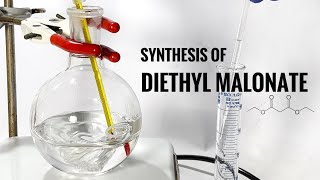 Diethyl Malonate  Synthesis via Fischer Esterification [upl. by Sallie]