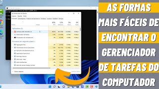 ONDE ENCONTRAR O GERENCIADOR DE TAREFAS DO SISTEMA WINDOWS 11 5 FORMAS SIMPLES PARA ABRIR [upl. by Suisyola]