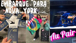 Meu embarque para os Estados Unidos  Au Pair em Nova York🇺🇸✈️ [upl. by Mickey]