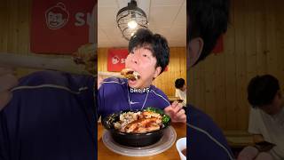 GIGANTIC chicken teriyaki bowl in 10 bites shortvideo [upl. by Yeslek577]