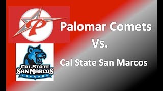 Palomar Comets vs CSUSM Cougars Fastpitch College Softball CA 1st Base  Catcher Emily Burrow [upl. by Anialam]