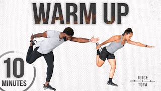 10 Minute Full Body PreWorkout StretchWarmUp Routine [upl. by Eiramnaej]