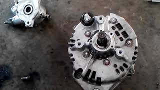 OPEL MERIVA 17CDTI HOW TO REPLACE ALTERNATOR [upl. by Atnwahsal]