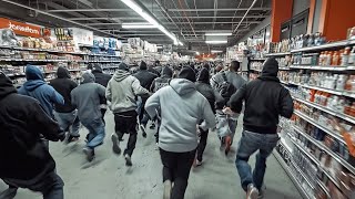 It Begins… Starving Migrants Raid NYC Supermarket [upl. by Otilegna717]