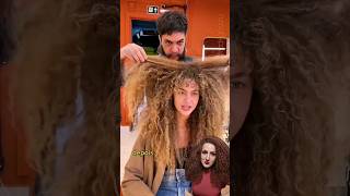 INCREÍBLE CAMBIO DE LOOK DE PELO RIZADO tips beauty reaction [upl. by Anikehs793]