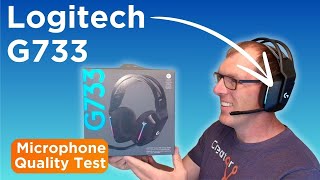 Logitech G733 Microphone Quality [upl. by Aenahs]