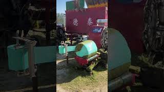 Silage Baling Film MachineSilage Baler Fully Automatic Baling Film Machineblogger gf [upl. by Verras535]