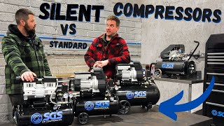 Cost Effective Silent Air Compressors VS Direct Drive Air Compressors  What is the Difference [upl. by Tevlev651]