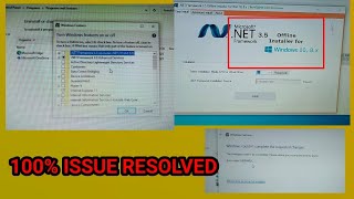 NET Framework 35includes NET 20 and 30 ll dot net framework not installing windows 10 [upl. by Brecher]