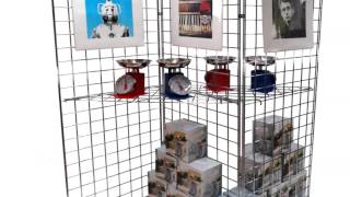 Display Stands Ltd  Grid Display Collection [upl. by Arhna]