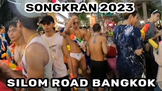 SONGKRAN BANGKOK AT SILOM ROAD [upl. by Nylazor]