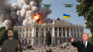 Big explosion in Kiev city 90 of Ukraines largest city was destroyed by Russian MiG40s Arma3 [upl. by Ah]