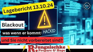 Die Energieversorgungslage bleibt prekär ein Blackout ist jederzeit möglich was machen sie dann [upl. by Englis876]