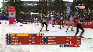 World Championship Falun 2015 Cross Country Skiing Skiathlon Men [upl. by Asela]