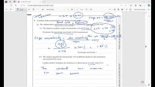 MayJune 2024 Unit 3 Edexcel Physics International A level Question 4 [upl. by Ahseka]