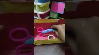 Diy pencil box craft 😘 Waste paste box craft ideas 😍 youtube diy vairalshorts papercraft [upl. by Mellisent800]