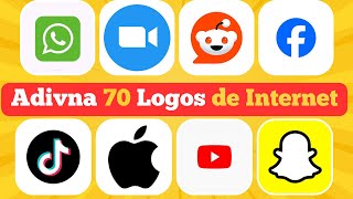 ✅Adivina el Logo en 3 Segundos ⚡70 Logos Famosos de apps de internet Quiz de Logos videos de QUIZ [upl. by Zebaj]