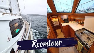 54  Roomtour auf der SIRIUS 40 DS  Perfektes Boot für die Weltumsegelung [upl. by Verdie]